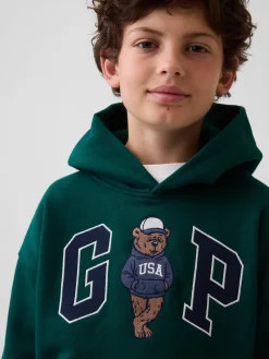 Kids VintageSoft Relaxed Brannan Bear Logo Hoodie