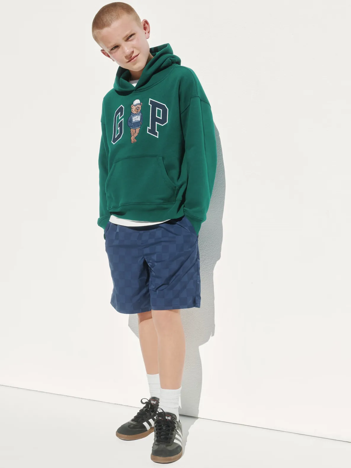Kids VintageSoft Relaxed Brannan Bear Logo Hoodie