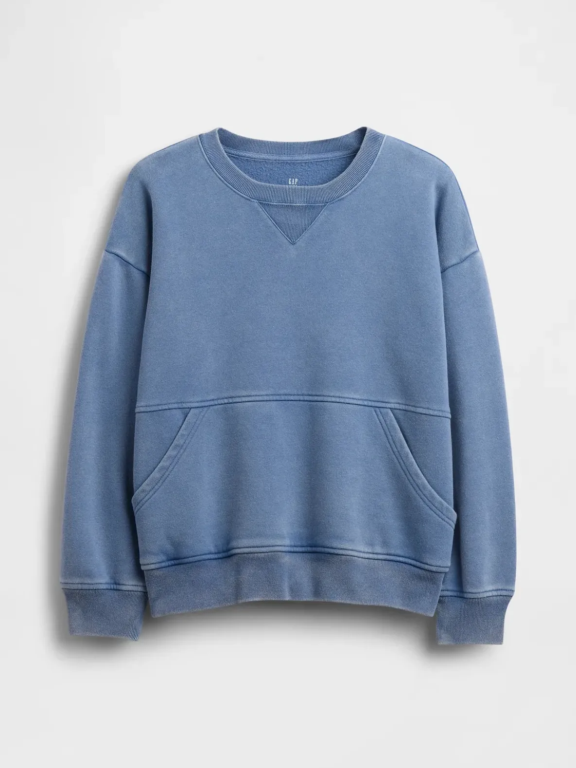 Kids VintageSoft Relaxed Crewneck Pocket Sweatshirt