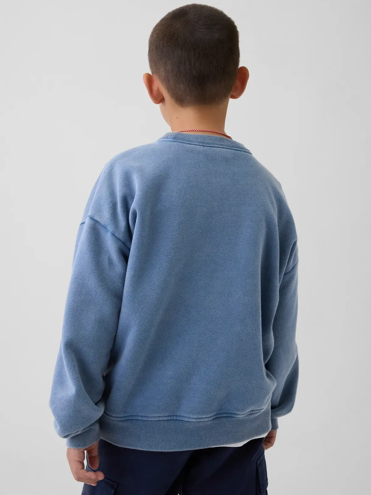 Kids VintageSoft Relaxed Crewneck Pocket Sweatshirt