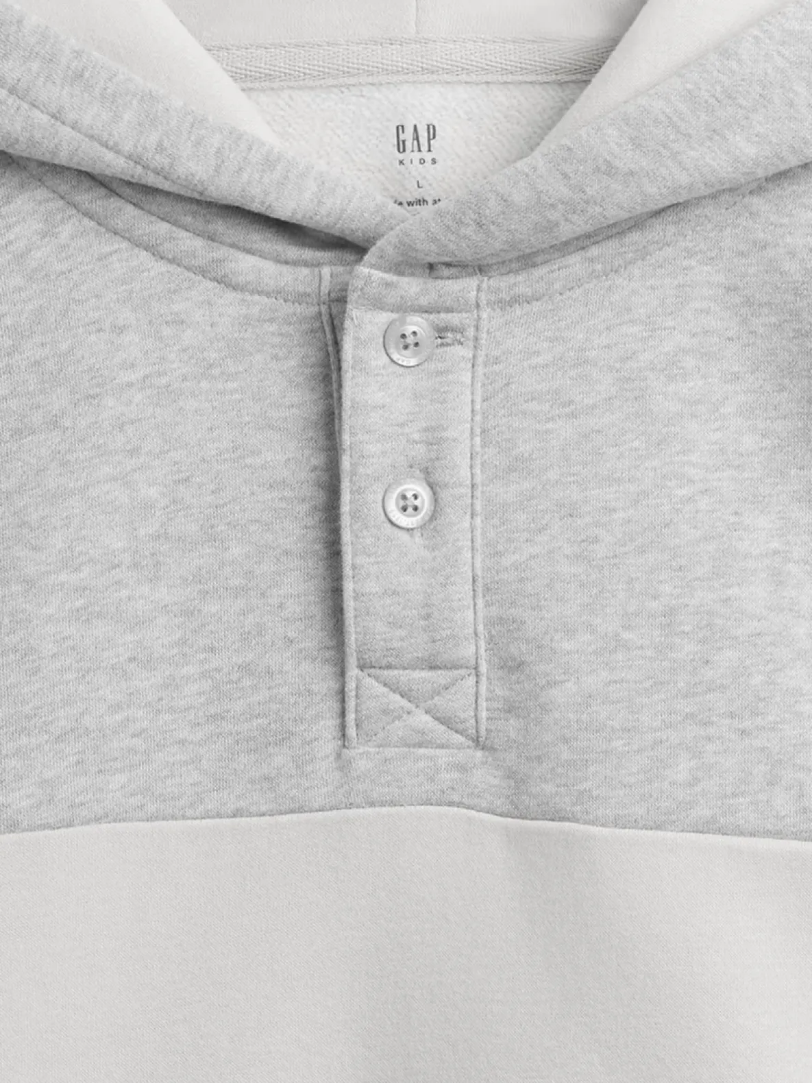Kids VintageSoft Relaxed Henley Hoodie
