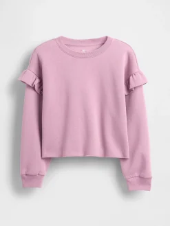 Kids VintageSoft Ruffle Sweatshirt