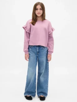 Kids VintageSoft Ruffle Sweatshirt