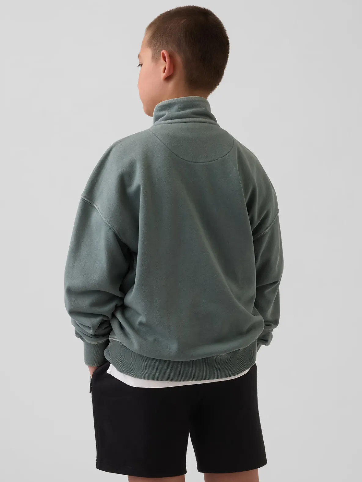 Kids VintageSoft Terry Relaxed Half-Zip Pullover