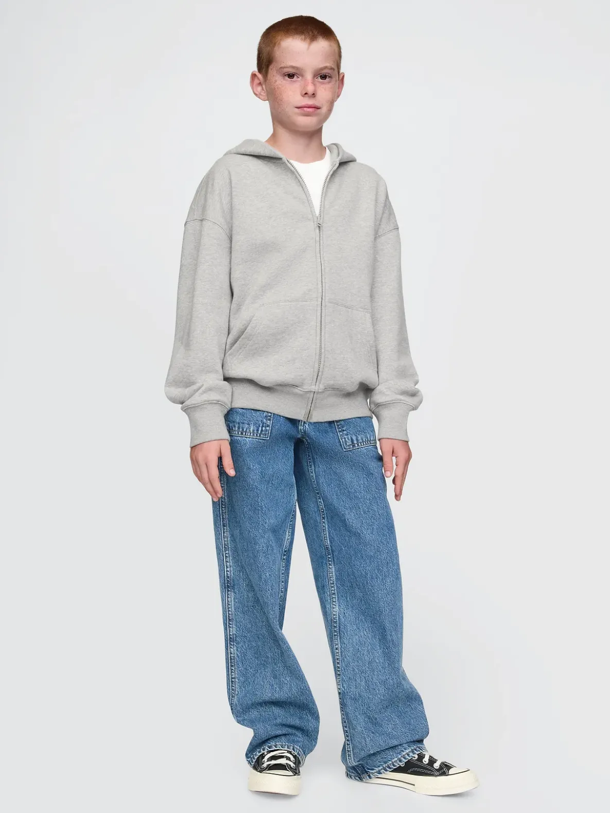 Kids VintageSoft Zip Hoodie