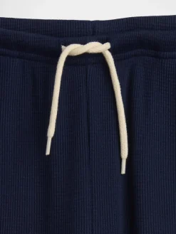 Kids Waffle Relaxed Easy Wide-Leg Pants