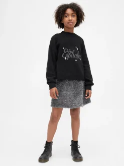 Kids Wicked Tinsel Eyelash Sweater Skirt