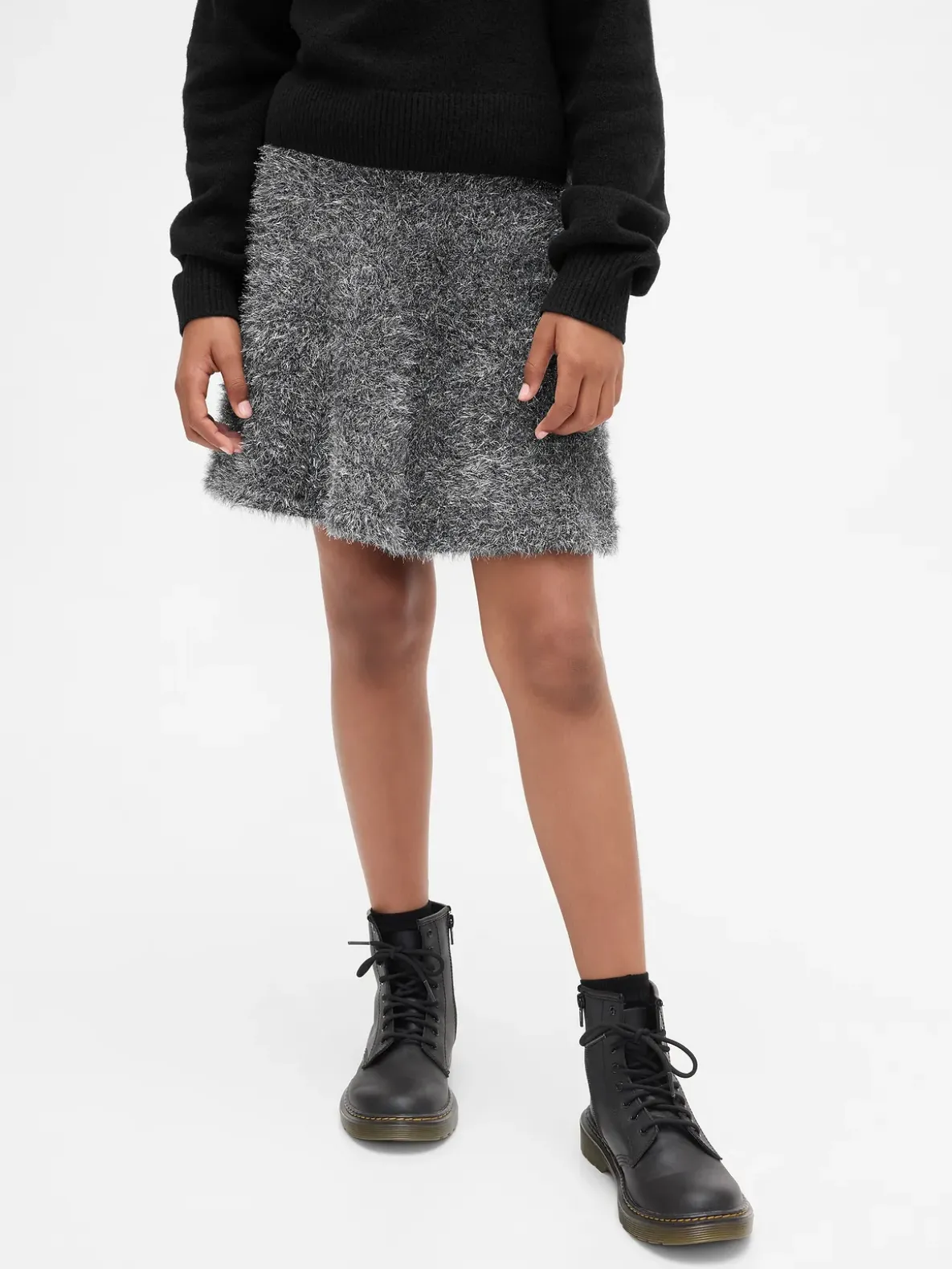Kids Wicked Tinsel Eyelash Sweater Skirt