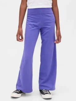 Kids Wide-Leg Foldover Leggings