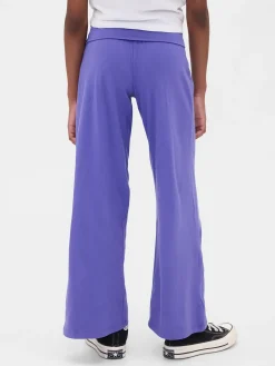 Kids Wide-Leg Foldover Leggings