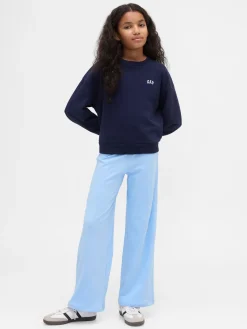 Kids Wide-Leg Foldover Leggings