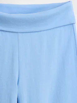 Kids Wide-Leg Foldover Leggings