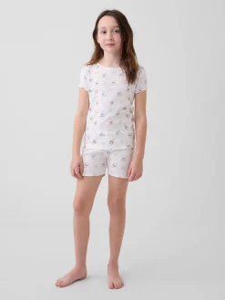 Kids Winnie The Pooh Organic Brushed Cotton PJ Short Set