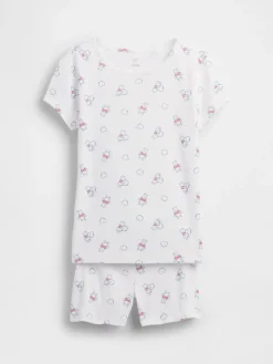 Kids Winnie The Pooh Organic Brushed Cotton PJ Short Set