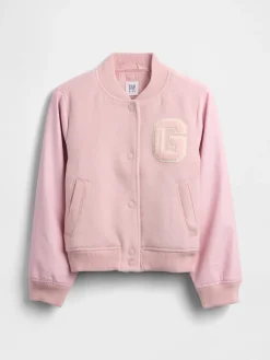 Kids Wool-Blend Varsity Bomber Jacket