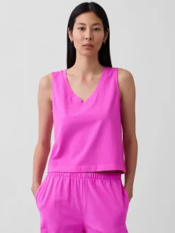 Knit Crop Tank Top