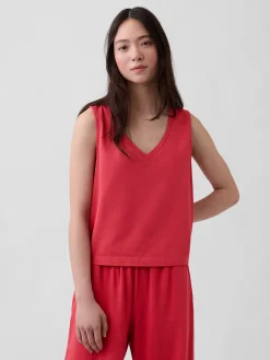 Knit Crop Tank Top