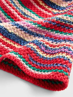 Knit Stripe Bucket Hat