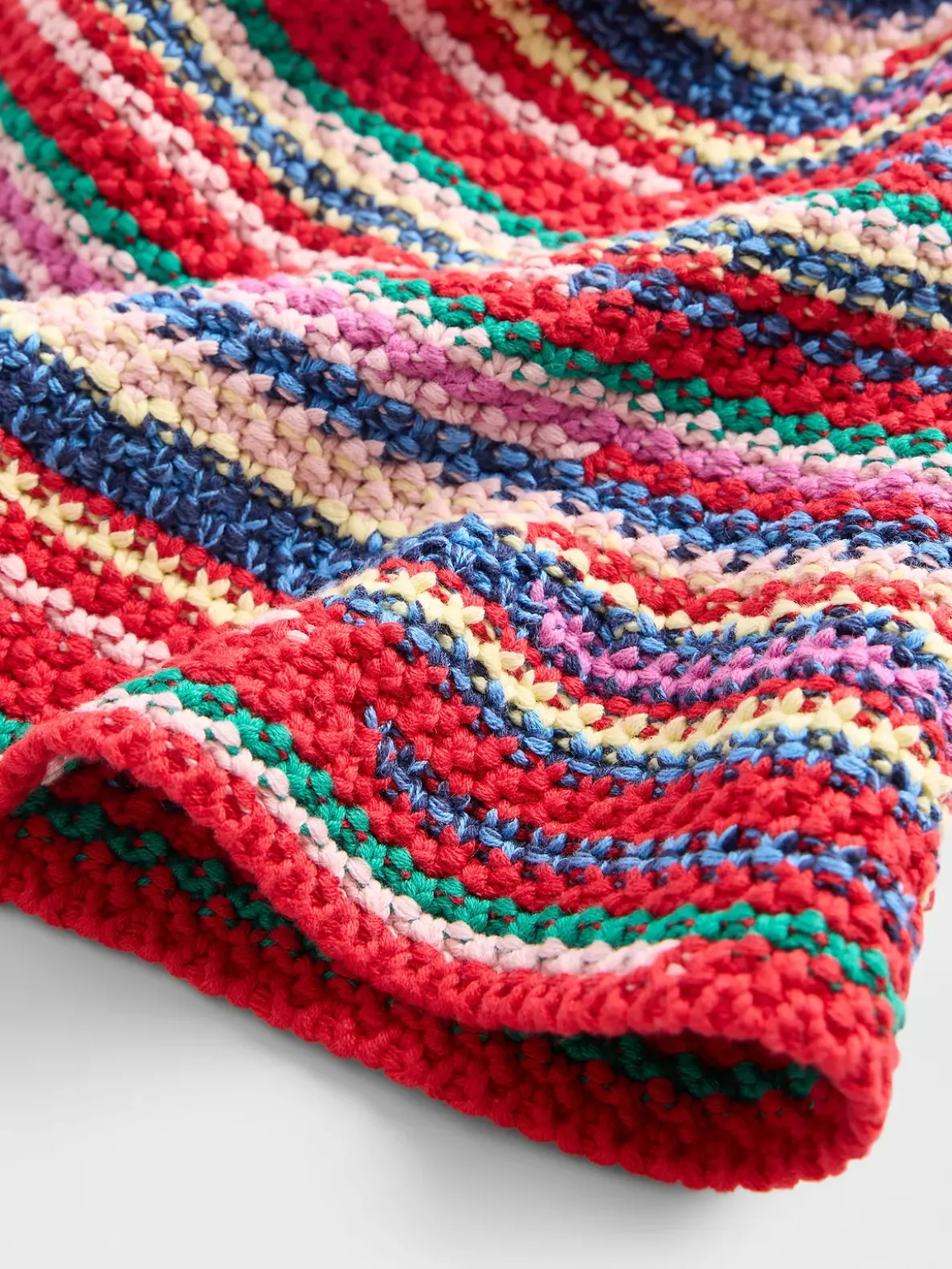 Knit Stripe Bucket Hat