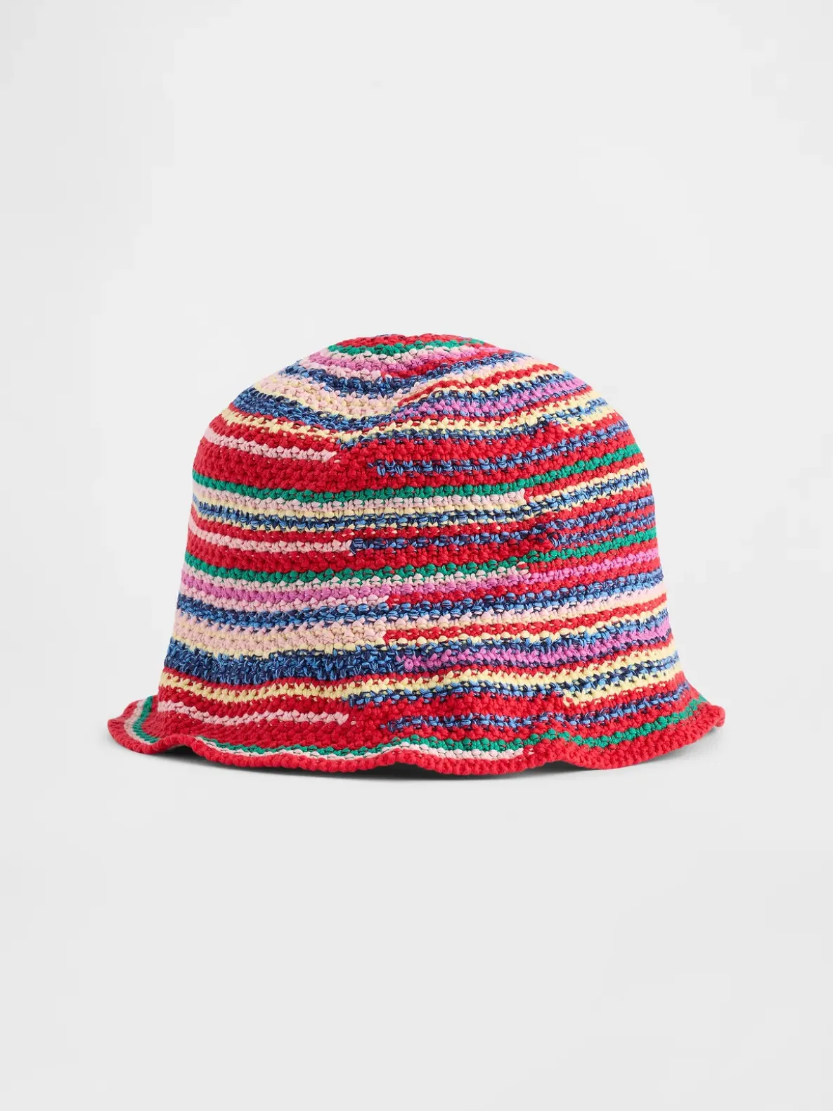 Knit Stripe Bucket Hat