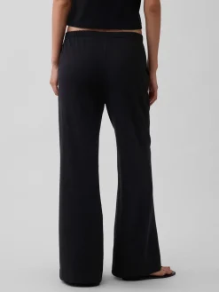 Knit Wide-Leg Pants
