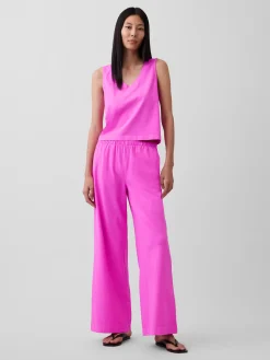 Knit Wide-Leg Pants