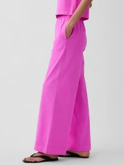Knit Wide-Leg Pants