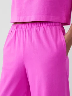 Knit Wide-Leg Pants