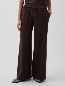 Knit Wide-Leg Pants