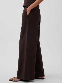 Knit Wide-Leg Pants