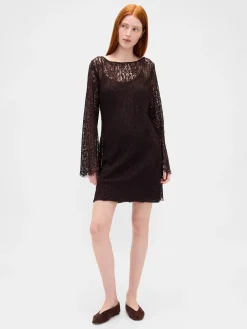 Lace Mini Shift Dress