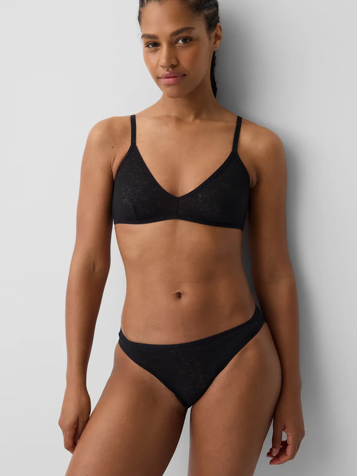 Lace Plunge Bralette