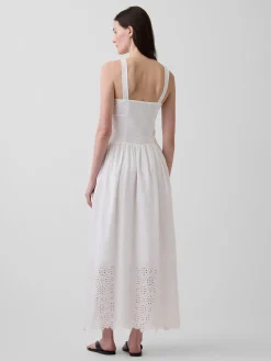 Lace-Up Corset Maxi Dress
