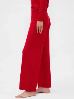 Lightweight CashSoft Pointelle Heart PJ Pants