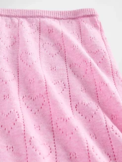 Lightweight CashSoft Pointelle Heart PJ Shorts