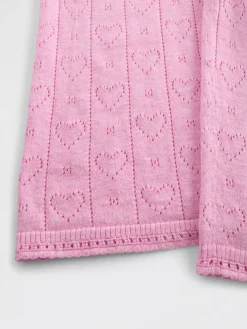 Lightweight CashSoft Pointelle Heart PJ Pants