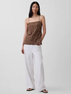 Linen-Blend Cami
