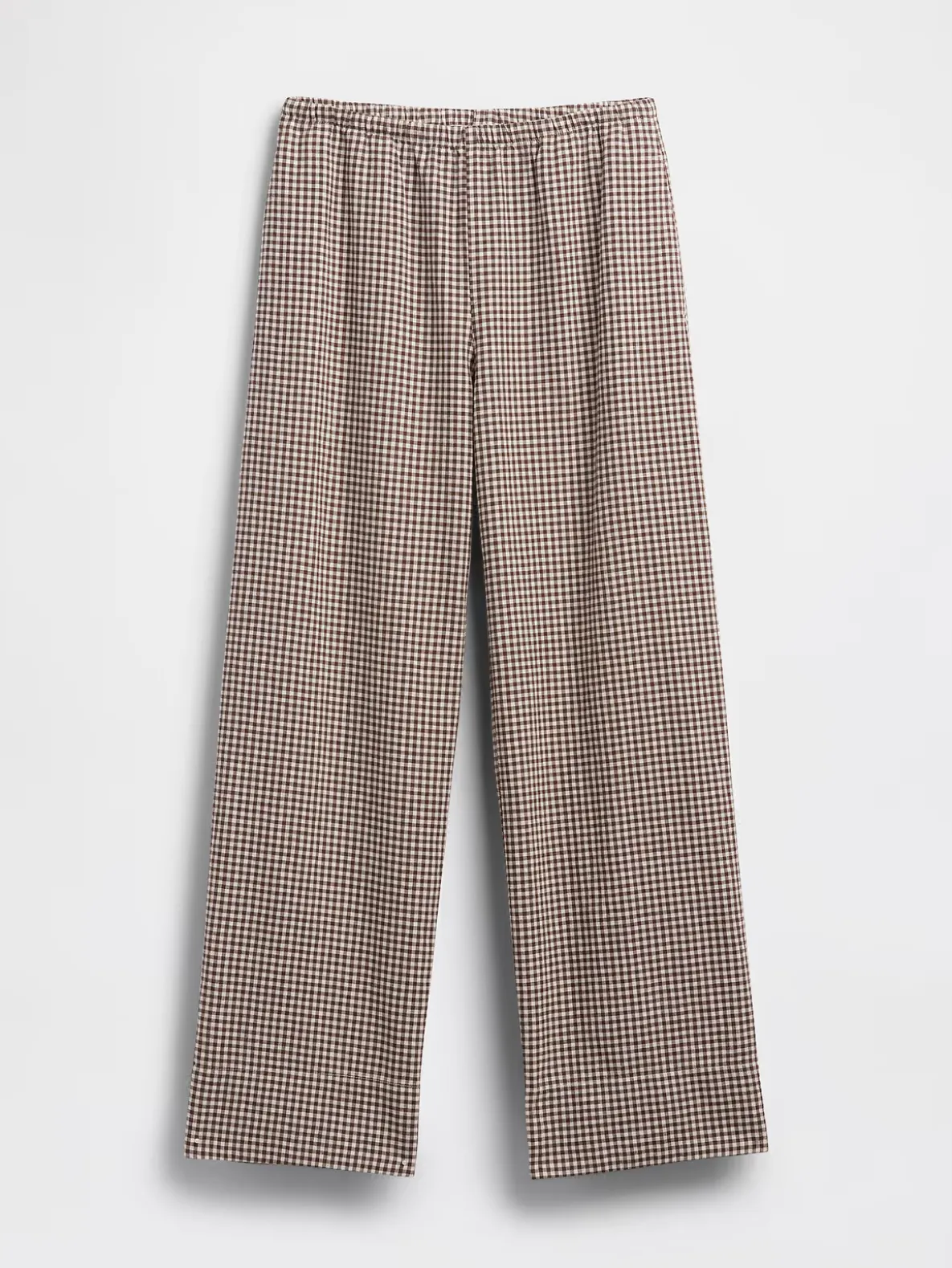 Linen-Blend Easy Wide-Leg Pants