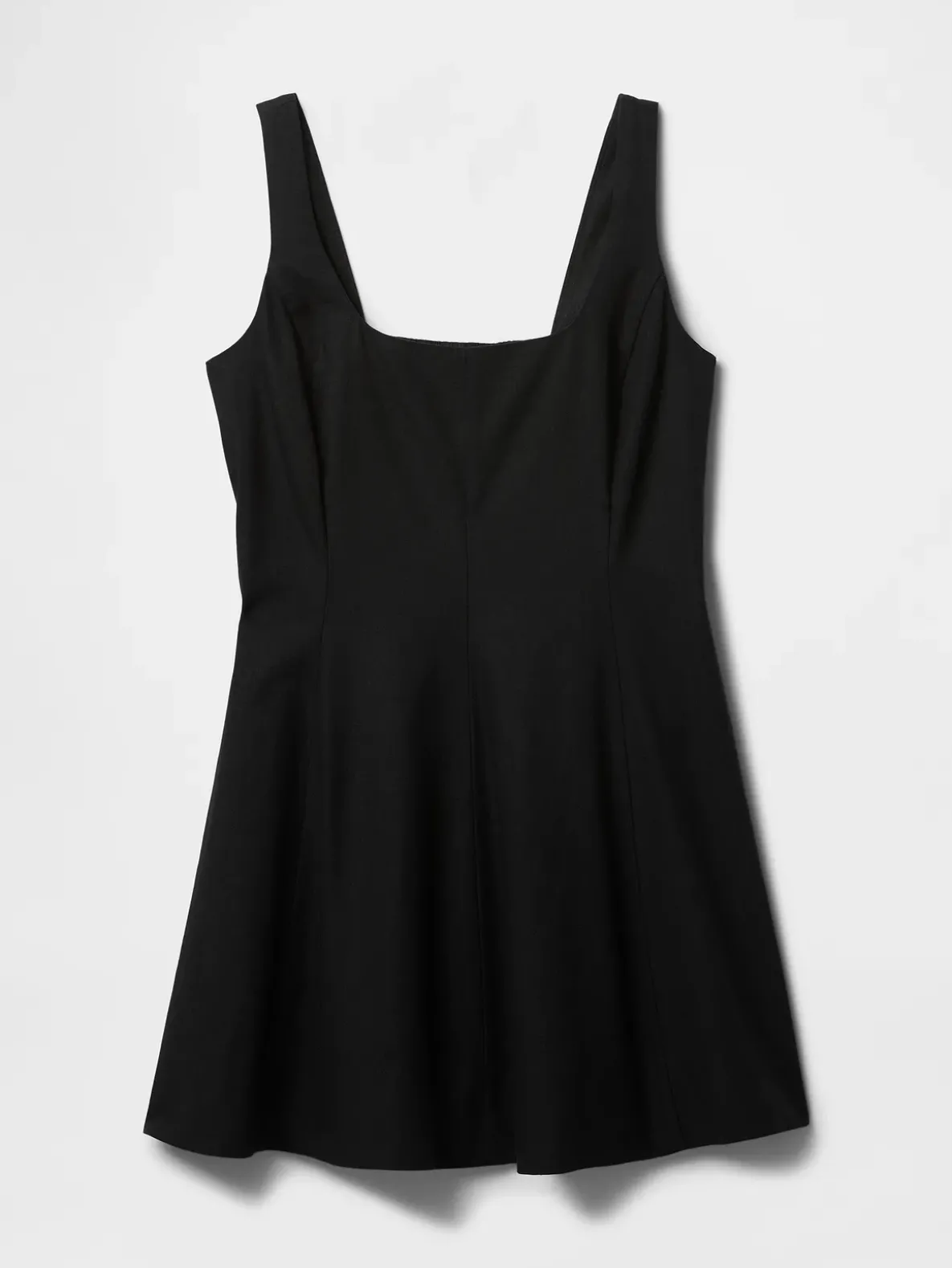 Linen-Blend Mini Dress