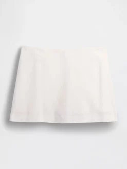 Linen-Blend Mini Skort