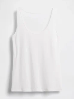 Linen-Blend Tank Top
