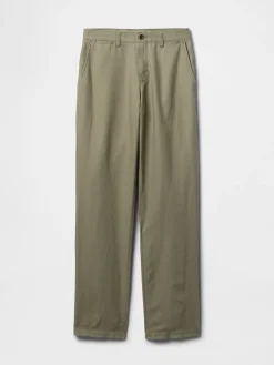 Linen-Cotton Khakis