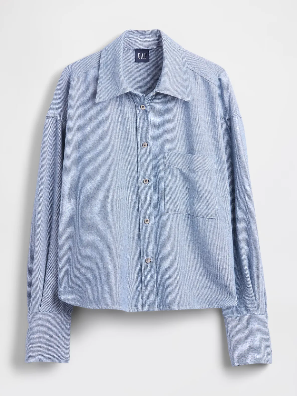 Linen-Cotton Oversized Shirt