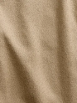Linen-Cotton Relaxed Straight Trousers