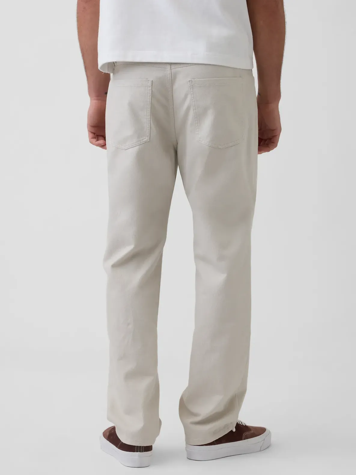 Linen-Cotton Relaxed Straight Pants