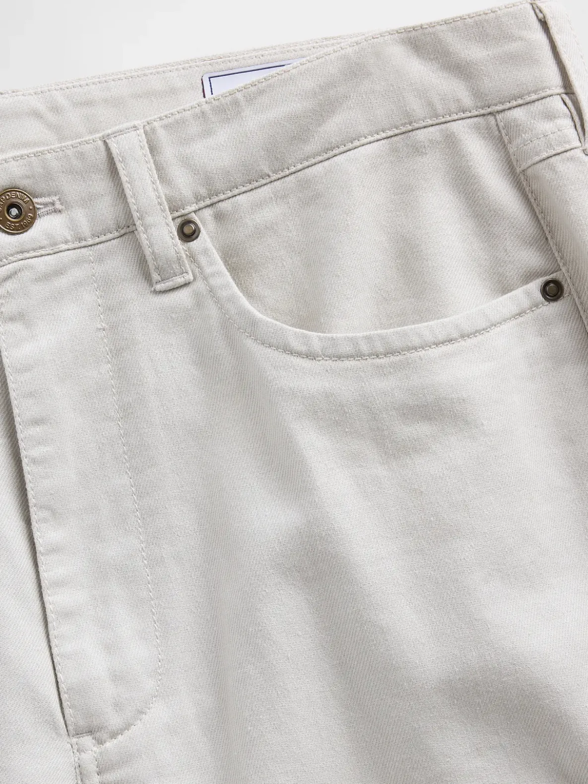Linen-Cotton Relaxed Straight Pants