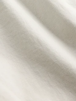 Linen-Cotton Relaxed Taper Easy Pants