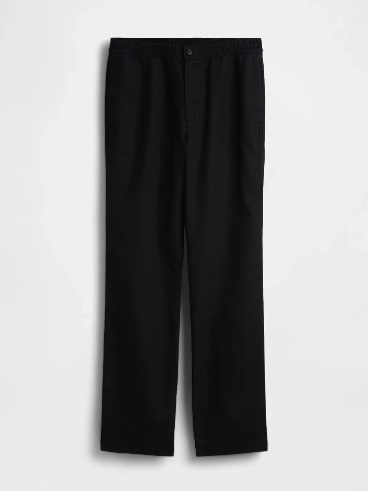 Linen-Cotton Relaxed Taper Easy Pants