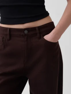 Linen-Cotton Wide-Leg Pants