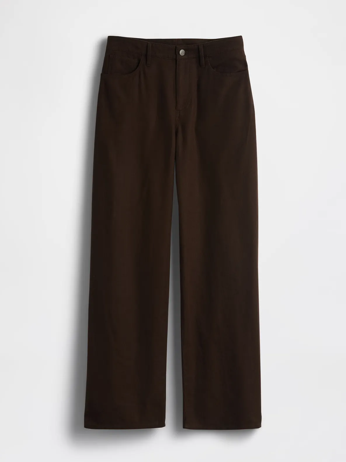 Linen-Cotton Wide-Leg Pants